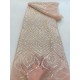 Embroidery Sequence Lace Fabric High Quality Beaded Sequin Africa French Net Mesh Tulle Sequins Wedding Party Lace Fabric