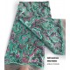 Aqua Pink Gorgeous irregular Floral French Lace Top Grade African Tulle Net Lace Fabric with Shiny Sequins 5 yards