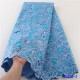 2021 latest new fashion latest Sequins Organza lace Design African Fabric Lace fabrics  for party lace  Sew4041B