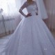 Vestido De Mariee Glittery Bride Wedding Dresses 2021 Ball Gown Long Sleeves Plus Size Princess Sequin Bridal Gowns