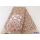 NI.AI NEW High Quality 2021 Tulle sequins French Nigerian Lace Fabrics Pearls Embroidered Gold African Lace Fabric 3993B