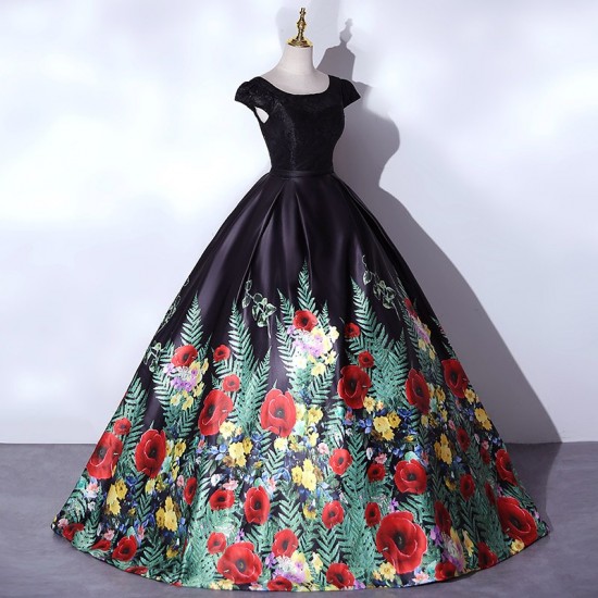 Black Quinceanera Dresses 2021 Quinceanera Gown Lace Top Party Dress Classic Princess Ball Gown Robe De Bal Vestidos
