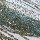 Fashion Ice Blue Gorgeous Shining Gold Glitter Sequence Mesh Sequin Lace Fabric for Evening Dress Swiss Voile Net Laces