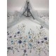 fashionable tulle embroidery french net lace fabric Cyndi-61.6820 with beads for party dress