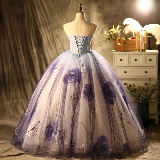 Strapless Quinceanera Dresses Luxury Party Dress Classic All Gown Prom Dress Formal Dress Robe De Bal Customize Vestidos