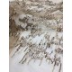 New Design Sequin Embroidery French tull  Mesh African Sequin Lace bead embroidery Nigeria Fabric Gown WeddingParty Dress